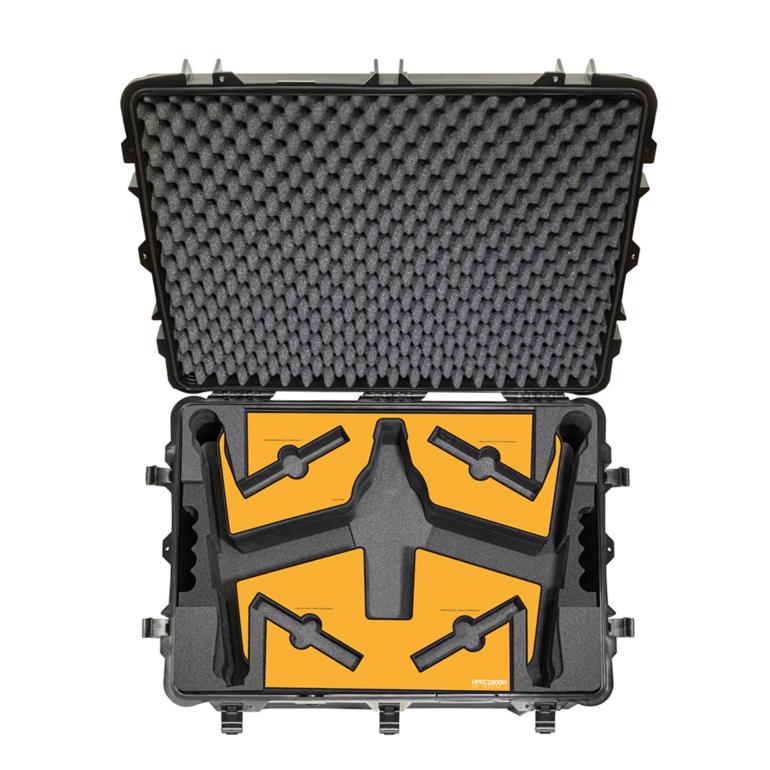 VALISE DE PROTECTION POUR DJI INSPIRE 3 - HPRC2800W AVEC ROUES