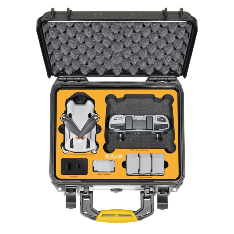 VALISE DE PROTECTION POUR DJI MINI 4 PRO FLY MORE COMBO - HPRC2300