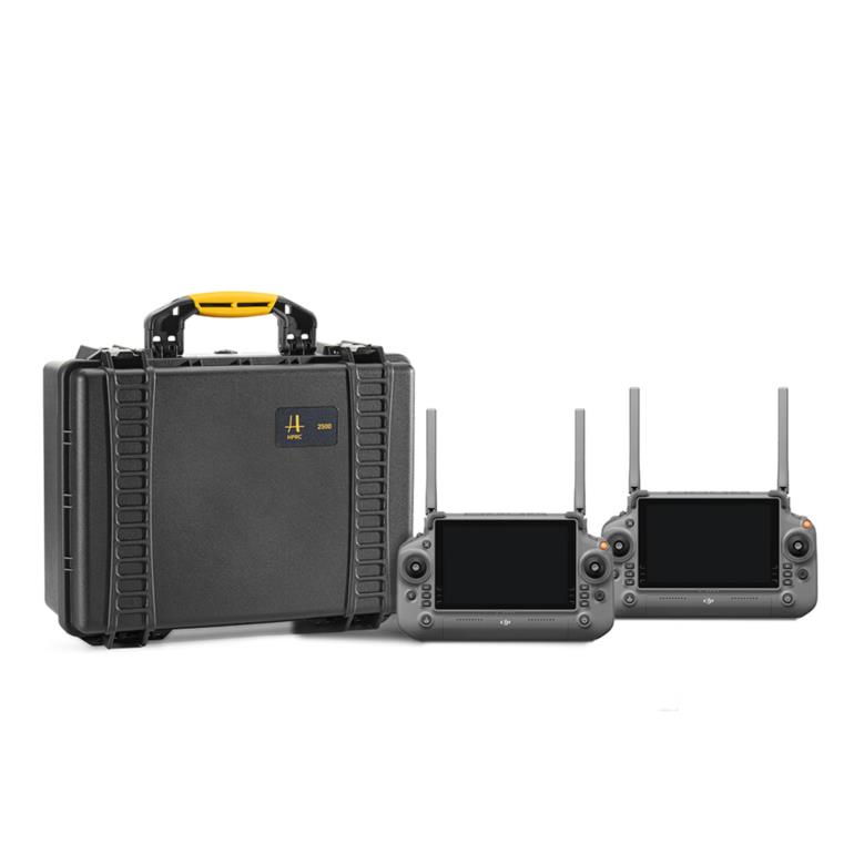 PROTECTIVE CASE FOR 2 DJI RC PLUS CONTROLLERS AND WB37 BATTERIES - HPRC2500