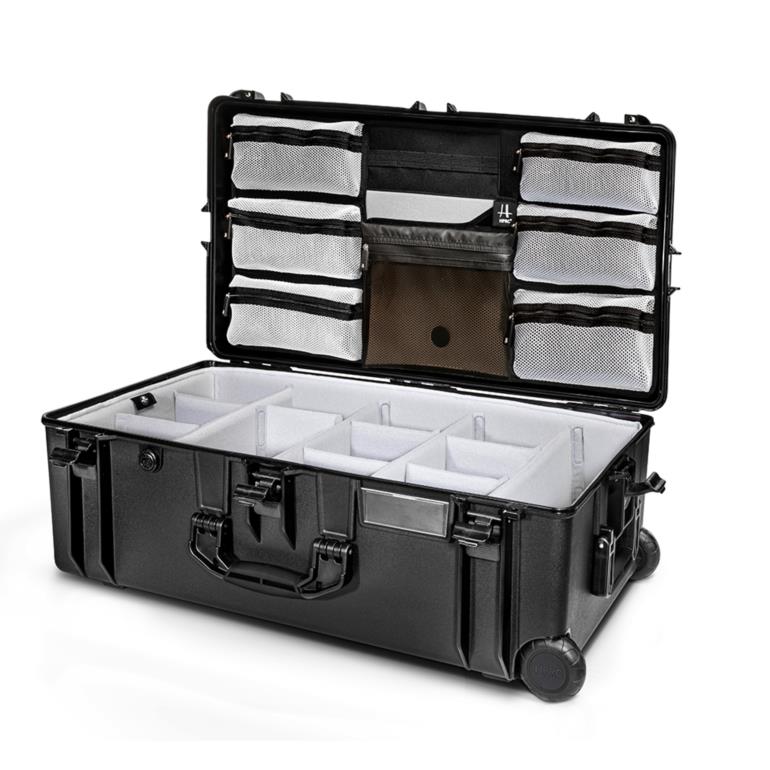 HPRC#2745WPROABK valigia rigida con ruote, Second Skin™ e Organizer Coperchio