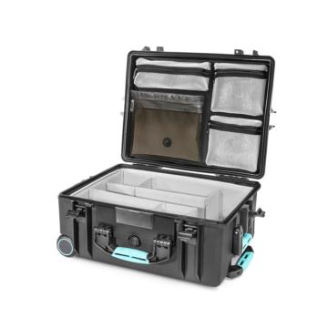 HPRC#2600WPROBLB wheeled waterproof protective case. 