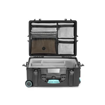HPRC#2600WPROBLB wheeled waterproof protective case. 