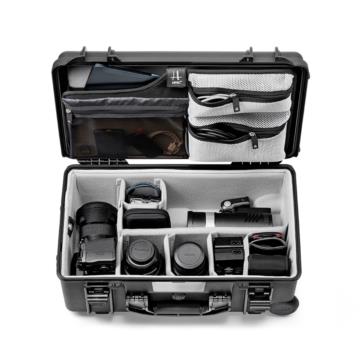 HPRC#2550WPROABK valigia rigida con ruote, Second Skin™ e Lid Organizer