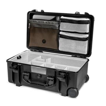 HPRC#2550WPROABK valigia rigida con ruote, Second Skin™ e Lid Organizer