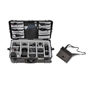 HPRC#2745WPROABK valigia rigida con ruote, Second Skin™ e Organizer Coperchio