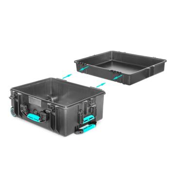 HPRC#2670W – Professional Watertight Case with Wheels and Removable Lid