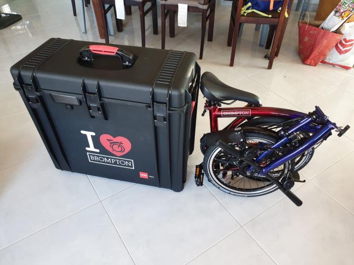 show original title Details about   Suitcase HPRC 4800W Takeaway Bicycle Foldable Trunk Liner Travel Brompton 